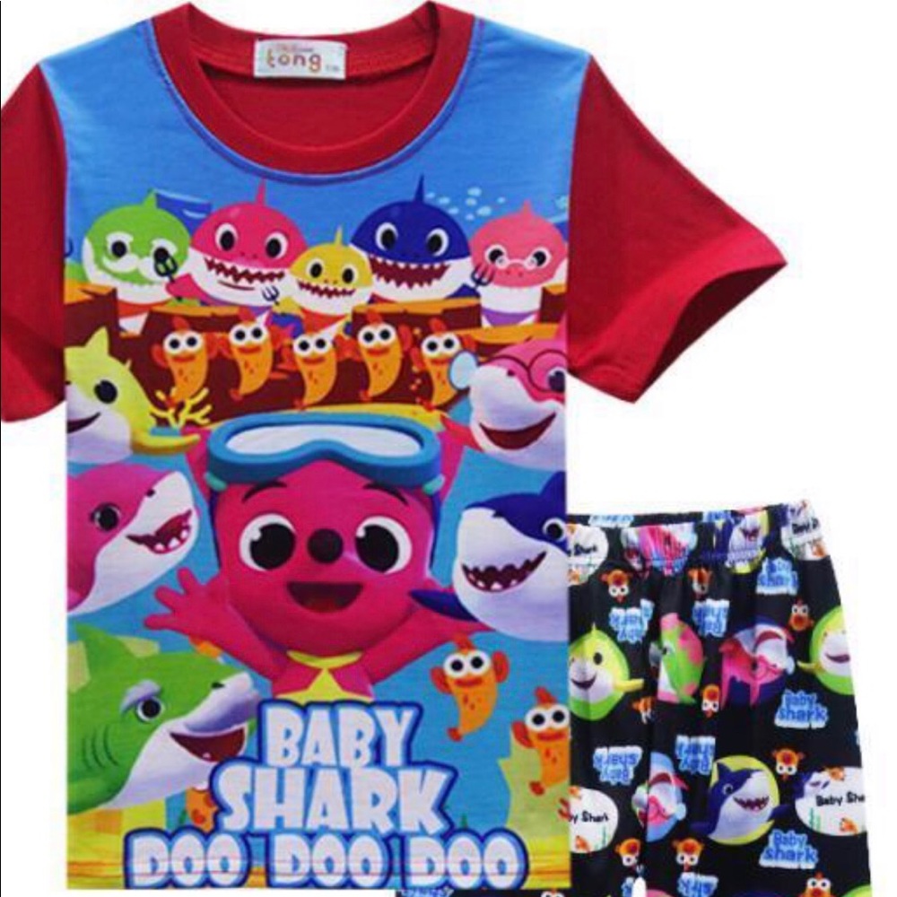 Baby shark pajamas